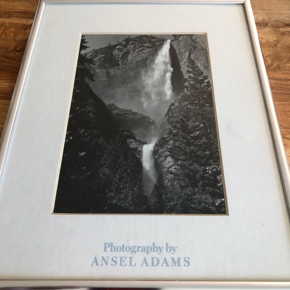 ANSEL ADAMS: “Yosemite Falls” studio photo